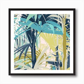 Palm House Square Art Print