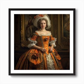 Armadiler Lady From The 17 Century In A Party With Nice Dress 0ca926dc 693f 4030 A149 083a8cc05c75 Ins Ins Art Print