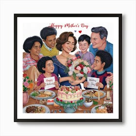 Happy Mothers Day 1 Art Print