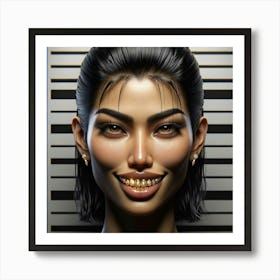 Asian Mugshot Art Print