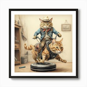 Cowboy Cats Póster