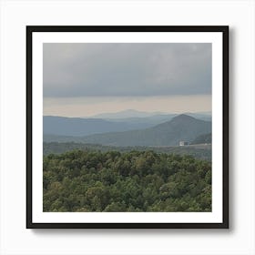 View Of The Blue Ridge Mountains Art Print