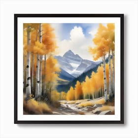 Aspen Grove Art Print