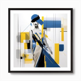 Abstract Fashion Illustration Art Print