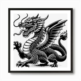 dragon 8 Art Print