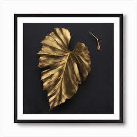 A Single Golden Art Print