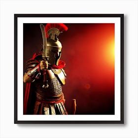 Spartan Warrior 1 Art Print