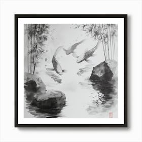 Koi Fish 2 Art Print