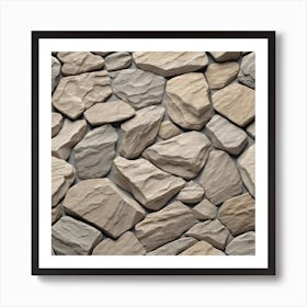 Stone Wall 26 Art Print