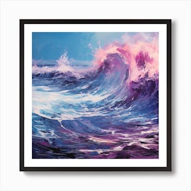 Purple Tides Art Print