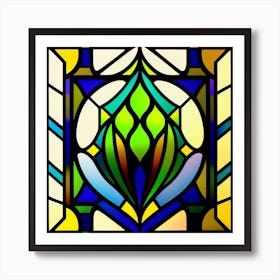 Stained Glass Art Print