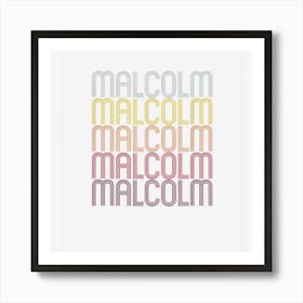 Malcolm Name Personalized First Name Malcolm 1 Poster