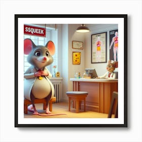 Doctor Mouse 7 Art Print