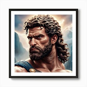 Hercules son of Zeus Art Print