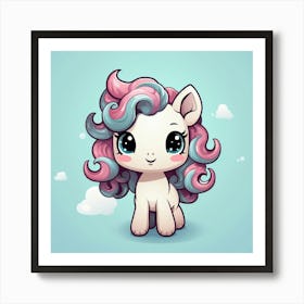 Kawaii Pony 2 Art Print