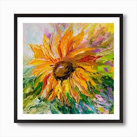 Piece of sun Art Print