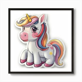 Unicorn Sticker 31 Art Print