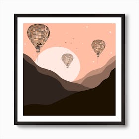 Hot Air Balloons Art Print