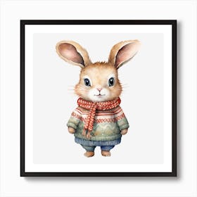 Cute Bunny Art Print