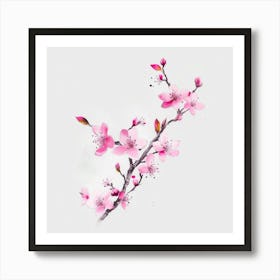 Cherry Blossoms 1 Art Print