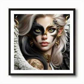 Angelic Beauty Art Print