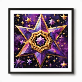 Star Of David Art Print