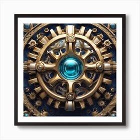 Clockwork Gears Art Print