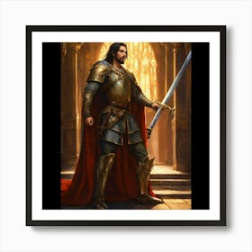 King Of The Knights Art Print