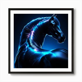 Creative Horse Beauty Illustration Nr 35 Art Print