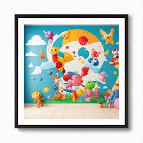 Absolute Reality V16 Childrens Wall Art Create A Charming And 0 Art Print