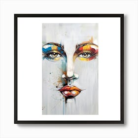 Face Of A Woman Art Print