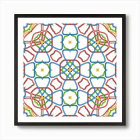 National Color Pattern 1 Art Print