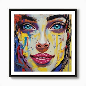 Portrait Of A Woman Art Print