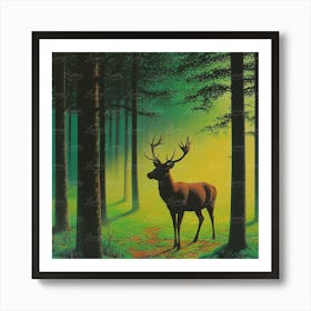 Woodland Majesty Art Print