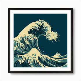 Great Wave Off Kanagawa 18 Art Print