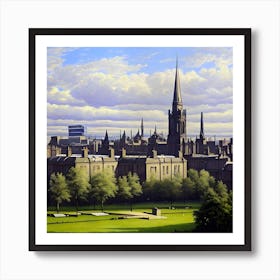 Edinburgh Cityscape Art Print