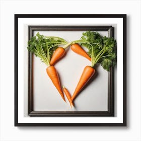 Heart Of Carrots 1 Art Print