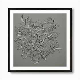 Abstract Floral Design Art Print