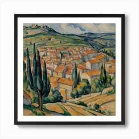 Gardanne, Paul Cézanne 4 Art Print