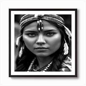 Native American Woman Art Print