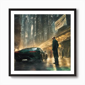 Dark City Art Print