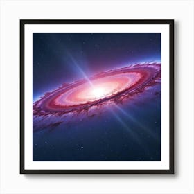 Radiant Nebula: A Burst of Light in the Cosmic Sea Art Print