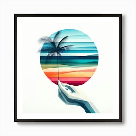 Palm Tree Art Print