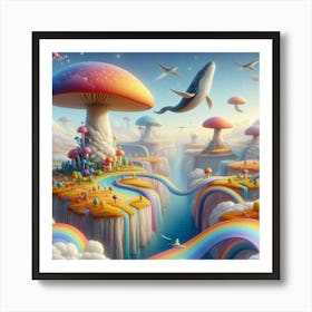 Rainbow In The Sky 18 Art Print