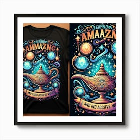 Amazing T-Shirt Design 1 Art Print