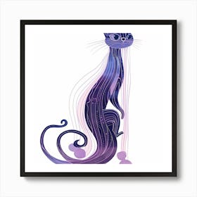 Cat In Space 4 Art Print