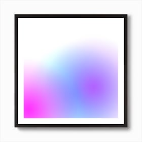 Abstract Pink And Purple Blurred Background Art Print