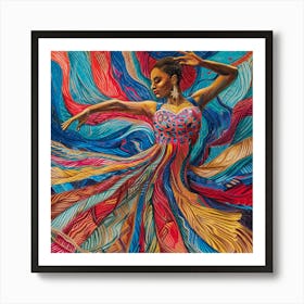 Latin Dancer 6 Art Print