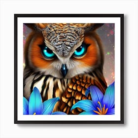 Owl Painting, Owl Painting, Owl Painting, Owl Painting, Owl Painting Art Print