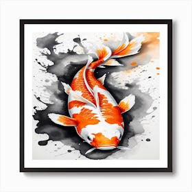 Koi Fish Painting 1 Art Print